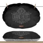 Coussin ovale Grand Hotel