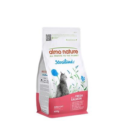 almo saumon 2kg Almo Nature Sterilised avec Saumon Frais 2Kg – Image 1